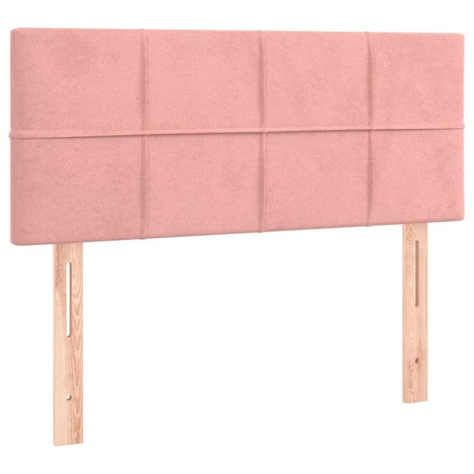 Lit à Sommier Tapissier Et Matelas Rose 80x200 Cm Velours 2 8 Lit à Sommier Tapissier Et Matelas Rose 80x200 Cm Velours 2 – Image 6