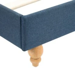 Lit Avec LED Et Matelas Bleu Tissu 120 X 200 Cm -Pas Cher Lit Magasin lit avec led et matelas bleu tissu 120 x 200 cm 8719883712048 778590