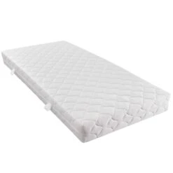 Lit Avec LED Et Matelas Bleu Tissu 120 X 200 Cm -Pas Cher Lit Magasin lit avec led et matelas bleu tissu 120 x 200 cm 8719883712048 778592