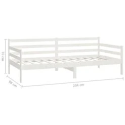 Lit Avec Matelas 90x200 Cm Blanc Bois De Pin Massif 8 -Pas Cher Lit Magasin lit avec matelas 90x200 cm blanc bois de pin massif 3666722743259 1100938