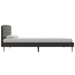 Lit Avec Matelas Noir Tissu 120 X 200 Cm -Pas Cher Lit Magasin lit avec matelas noir tissu 120 x 200 cm 8719883706450 1344928