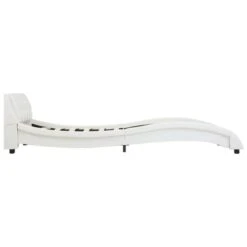 Lit Blanc Similicuir 100 X 200 Cm -Pas Cher Lit Magasin lit blanc similicuir 100 x 200 cm 3666722495127 634074