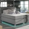 Lit Boxspring 140x200 Cm Simili Cuir Gris Clair Mador 2 Lit Boxspring 140x200 Cm Simili Cuir Gris Clair Mador -Pas Cher Lit Magasin lit boxspring 140x200 cm simili cuir gris clair amadeo 3666722046947 654907