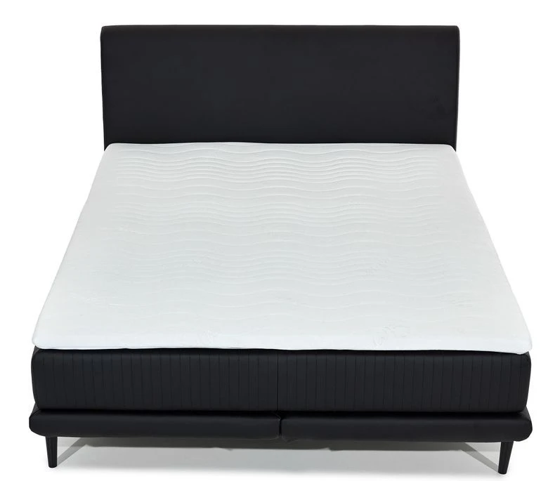 Lit Boxspring 140x200 Cm Tissu Gris Sommier Et Matelas Inclus Mastera 14 Lit Boxspring 140x200 Cm Tissu Gris Sommier Et Matelas Inclus Mastera – Image 12