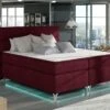 Lit Boxspring 160x200 Cm Tissu Bordeaux Mador 1 Lit Boxspring 160x200 Cm Tissu Bordeaux Mador -Pas Cher Lit Magasin lit boxspring 160x200 cm tissu bordeaux amadeo 3666722046794 655026