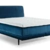 Lit Boxspring 160x200 Cm Velours Bleu Foncé Sommier Et Matelas Inclus Mastera 1 Lit Boxspring 160x200 Cm Velours Bleu Foncé Sommier Et Matelas Inclus Mastera -Pas Cher Lit Magasin lit boxspring 160x200 cm velours bleu fonce sommier et matelas inclus mastera 3666722018555 1310277