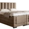 Lit Boxspring électrique Tissu Beige Avec Matelas Et Surmatelas Arkos -Pas Cher Lit Magasin lit boxspring electrique tissu beige avec matelas et surmatelas arkos 5904484029012 1424913