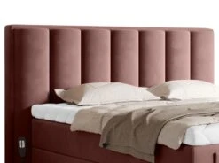 Lit Boxspring électrique Tissu Rouille Avec Matelas Et Surmatelas Arkos -Pas Cher Lit Magasin lit boxspring electrique tissu rouille avec matelas et surmatelas arkos 5904484029043 1425604