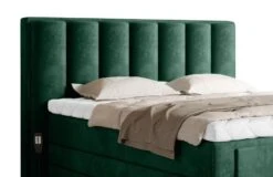 Lit Boxspring électrique Tissu Vert Avec Matelas Et Surmatelas Arkos -Pas Cher Lit Magasin lit boxspring electrique tissu vert avec matelas et surmatelas arkos 3666722727891 1424968