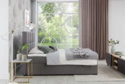 Lit Boxspring Tissu Beige Chiné Avec Matelas Et Surmatelas Lizen -Pas Cher Lit Magasin lit boxspring tissu beige chine avec matelas et surmatelas lizen 3666722727938 1422231