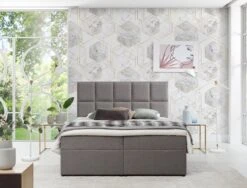 Lit Boxspring Tissu Gris Clair Avec Matelas Et Surmatelas Lizen 15 Lit Boxspring Tissu Gris Clair Avec Matelas Et Surmatelas Lizen -Pas Cher Lit Magasin lit boxspring tissu gris clair avec matelas et surmatelas lizen 3666722634595 1422193