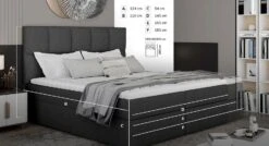 Lit Boxspring Tissu Gris Clair Avec Matelas Et Surmatelas Lizen 17 Lit Boxspring Tissu Gris Clair Avec Matelas Et Surmatelas Lizen -Pas Cher Lit Magasin lit boxspring tissu gris clair avec matelas et surmatelas lizen 3666722634595 1422196