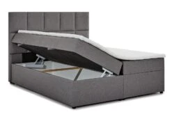 Lit Boxspring Tissu Jaune Avec Matelas Et Surmatelas Lizen -Pas Cher Lit Magasin lit boxspring tissu jaune avec matelas et surmatelas lizen 3666722634502 1422244