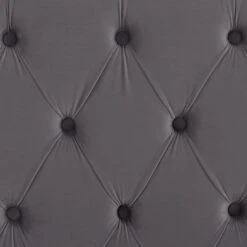 Lit Capitonné Chesterfield Velours Gris Klouto 160x200 Cm -Pas Cher Lit Magasin lit capitonne chesterfield velours gris klouto 160x200 cm 3666722911405 1479401