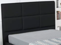 Lit Capitonné Similicuir Noir Avec Coffre Pegus 180x200 Cm -Pas Cher Lit Magasin lit capitonne similicuir noir avec coffre pegus 180x200 cm 3666722576314 595182