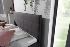 Lit Chambre D'hôtel Avec Matelas Tissu Gris Alko -Pas Cher Lit Magasin lit chambre d hotel avec matelas tissu gris alko 5904484019563 1424433
