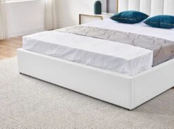 Lit Coffre 140x190 Cm Simili Cuir Blanc Et Doré Pika 9 Lit Coffre 140x190 Cm Simili Cuir Blanc Et Doré Pika -Pas Cher Lit Magasin lit coffre 140x190 cm simili cuir blanc et dore veneto 3666722490276 688233