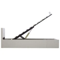 Lit Coffre 160x200 Cm Simili Cuir Blanc Capitonné Rundi 19 Lit Coffre 160x200 Cm Simili Cuir Blanc Capitonné Rundi -Pas Cher Lit Magasin lit coffre 160x200 cm simili cuir blanc capitonne rundi 3666722518581 595627