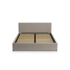 Lit Coffre 180x200 Cm Tissu Gris Vincennes -Pas Cher Lit Magasin lit coffre 180x200 cm tissu gris vincennes 3701030158187 1238538