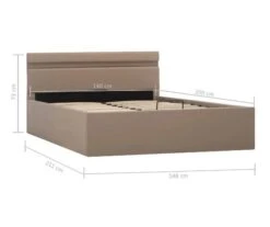 Lit Coffre à LED Simili Cuir Beige Rundi 140x200 Cm 23 Lit Coffre à LED Simili Cuir Beige Rundi 140x200 Cm -Pas Cher Lit Magasin lit coffre a led simili cuir beige rundi 140x200 cm 3666722557740 386605