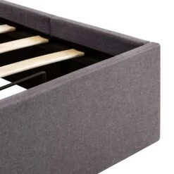 Lit Coffre Avec LED Taupe Tissu 100x200cm -Pas Cher Lit Magasin lit coffre avec led taupe tissu 100x200cm 3666722495172 633834