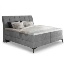 Lit Coffre Avec Matelas Velours Gris Erato 160x200 Cm 12 Lit Coffre Avec Matelas Velours Gris Erato 160x200 Cm -Pas Cher Lit Magasin lit coffre avec matelas velours gris aderito 160x200 cm 3327480050651 392177