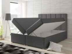 Lit Coffre Simili Beige Milan 160 -Pas Cher Lit Magasin lit coffre simili beige milan 160 3327480025796 130925