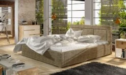 Lit Coffre Tissu Beige Chiné Grand Carré Capitonné Berlino 9 Lit Coffre Tissu Beige Chiné Grand Carré Capitonné Berlino -Pas Cher Lit Magasin lit coffre tissu beige chine grand carre capitonne berlino 3666722596725 1391348