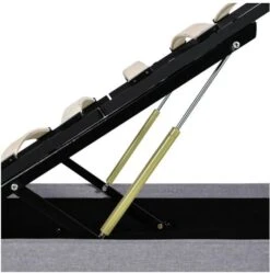 Lit Coffre Tissu Gris Clair Rundo 140x200 Cm -Pas Cher Lit Magasin lit coffre tissu gris clair rundo 140x200 cm 3666722557344 386875