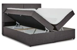 Lit Continental Capitonné Tissu Gris Clair Weber -Pas Cher Lit Magasin lit continental capitonne tissu gris clair weber 3666722601610 1397434