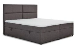 Lit Continental Capitonné Tissu Gris Foncé Chiné Weber -Pas Cher Lit Magasin lit continental capitonne tissu gris fonce chine weber 3666722601771 1397370