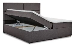 Lit Continental Capitonné Tissu Jaune Weber -Pas Cher Lit Magasin lit continental capitonne tissu jaune weber 3666722601757 1397375