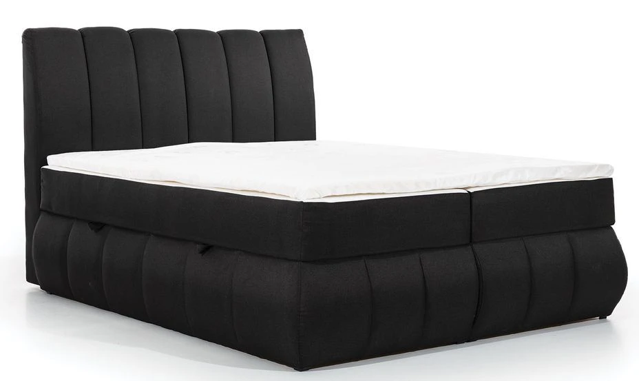 Lit Continental Matelassé Simili Cuir Marron Florencia 11 Lit Continental Matelassé Simili Cuir Marron Florencia – Image 9