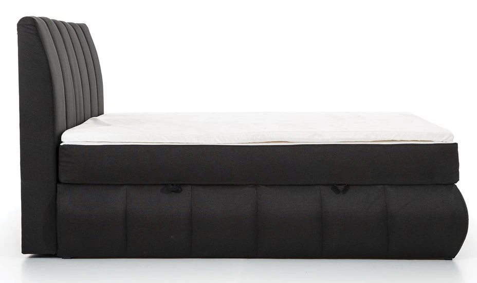 Lit Continental Matelassé Simili Cuir Marron Florencia 12 Lit Continental Matelassé Simili Cuir Marron Florencia – Image 10