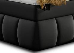 Lit Continental Matelassé Simili Cuir Noir Florencia 16 Lit Continental Matelassé Simili Cuir Noir Florencia -Pas Cher Lit Magasin lit continental matelasse simili cuir noir florencia 3666722602259 1397063