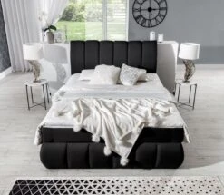 Lit Continental Matelassé Tissu Beige Clair Chiné Florencia -Pas Cher Lit Magasin lit continental matelasse tissu beige clair chine florencia 3666722600576 1396458