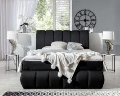 Lit Continental Matelassé Tissu Marron Florencia -Pas Cher Lit Magasin lit continental matelasse tissu marron florencia 3666722600453 1396510