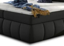 Lit Continental Matelassé Tissu Noir Florencia 16 Lit Continental Matelassé Tissu Noir Florencia -Pas Cher Lit Magasin lit continental matelasse tissu noir florencia 3666722600514 1396474