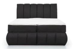 Lit Continental Matelassé Tissu Noir Florencia 23 Lit Continental Matelassé Tissu Noir Florencia -Pas Cher Lit Magasin lit continental matelasse tissu noir florencia 3666722600514 1396481