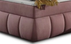 Lit Continental Matelassé Velours Rose Florencia -Pas Cher Lit Magasin lit continental matelasse velours rose florencia 3666722602075 1397134