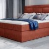 Lit Continental Tissu Rouge Brique Balore 1 Lit Continental Tissu Rouge Brique Balore -Pas Cher Lit Magasin lit continental tissu rouge brique balore 3666722602457 1396189