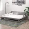 Lit Coulissant 2x(90x200) Cm Gris Bois De Pin Massif 2 2 Lit Coulissant 2x(90x200) Cm Gris Bois De Pin Massif 2 -Pas Cher Lit Magasin lit coulissant 2x 90x200 cm gris bois de pin massif 3666722245111 1099475