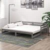 Lit Coulissant Gris Bois De Pin Massif 2x(90x200) Cm 3 1 Lit Coulissant Gris Bois De Pin Massif 2x(90x200) Cm 3 -Pas Cher Lit Magasin lit coulissant gris bois de pin massif 2x 90x200 cm 3666722249195 1092372