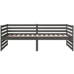 Lit De Jour Gris 90x190 Cm Bois De Pin Massif -Pas Cher Lit Magasin lit de jour gris 90x190 cm bois de pin massif 3666722900973 1477194