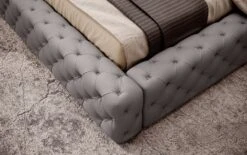 Lit Design Avec Tête De Lit Et Coffre De Rangement Capitonné Simili Cuir Gris Prince 18 Lit Design Avec Tête De Lit Et Coffre De Rangement Capitonné Simili Cuir Gris Prince -Pas Cher Lit Magasin lit design avec tete de lit et coffre de rangement capitonne simili cuir gris prince 3666722954891 1503284