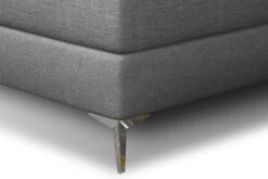 Lit Design Continental Avec Tête De Lit Capitonnée Strass Tissu Gris Banky -Pas Cher Lit Magasin lit design continental avec tete de lit capitonnee strass tissu gris banky 3666722602037 1397561