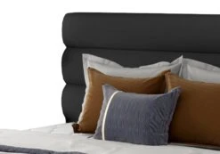 Lit Design Simili Cuir Noir Klarina -Pas Cher Lit Magasin lit design simili cuir noir klarina 3666722599351 1391809