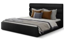 Lit Design Velours Noir Klarina