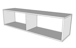 Lit Escamotable 120x190 Cm Avec 1 Colonne De Rangement 2 Meubles Hauts Bois Blanc Kanto -Pas Cher Lit Magasin lit escamotable 120x190 cm avec 1 colonne de rangement 2 meubles hauts bois blanc kanto 8050598027219 671692