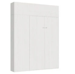 Lit Escamotable 140x190 Cm Avec 1 Colonne De Rangement 2 Meubles Hauts Bois Blanc Kanto 15 Lit Escamotable 140x190 Cm Avec 1 Colonne De Rangement 2 Meubles Hauts Bois Blanc Kanto -Pas Cher Lit Magasin lit escamotable 140x190 cm avec 1 colonne de rangement 2 meubles hauts bois blanc kanto 8050598027011 1317845